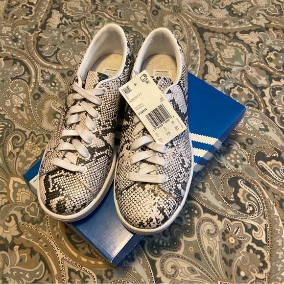 NWT RARE Adidas x Hyde Stan Smith Python Print Sneakers Wmns 6.5 Men 5.5 - Picture 11 of 16